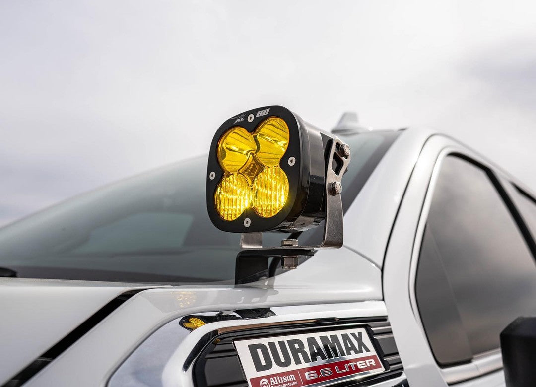 SDHQ Built A Pillar Light Mounts for 2020-2025 Chevy/GMC 2500/3500 HD Trucks - Off-Road Lighting Accessories for Enhanced Visibility & Safety