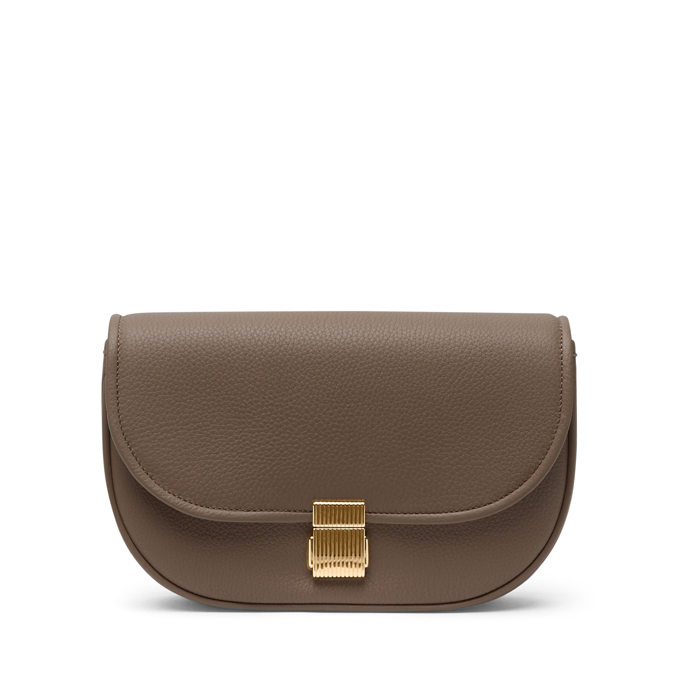 Katy Small Saddle Crossbody Bag in Cocoa Brown - Stylish Leather Purse for Women, Perfect for Everyday Use, Travel & Date Nights