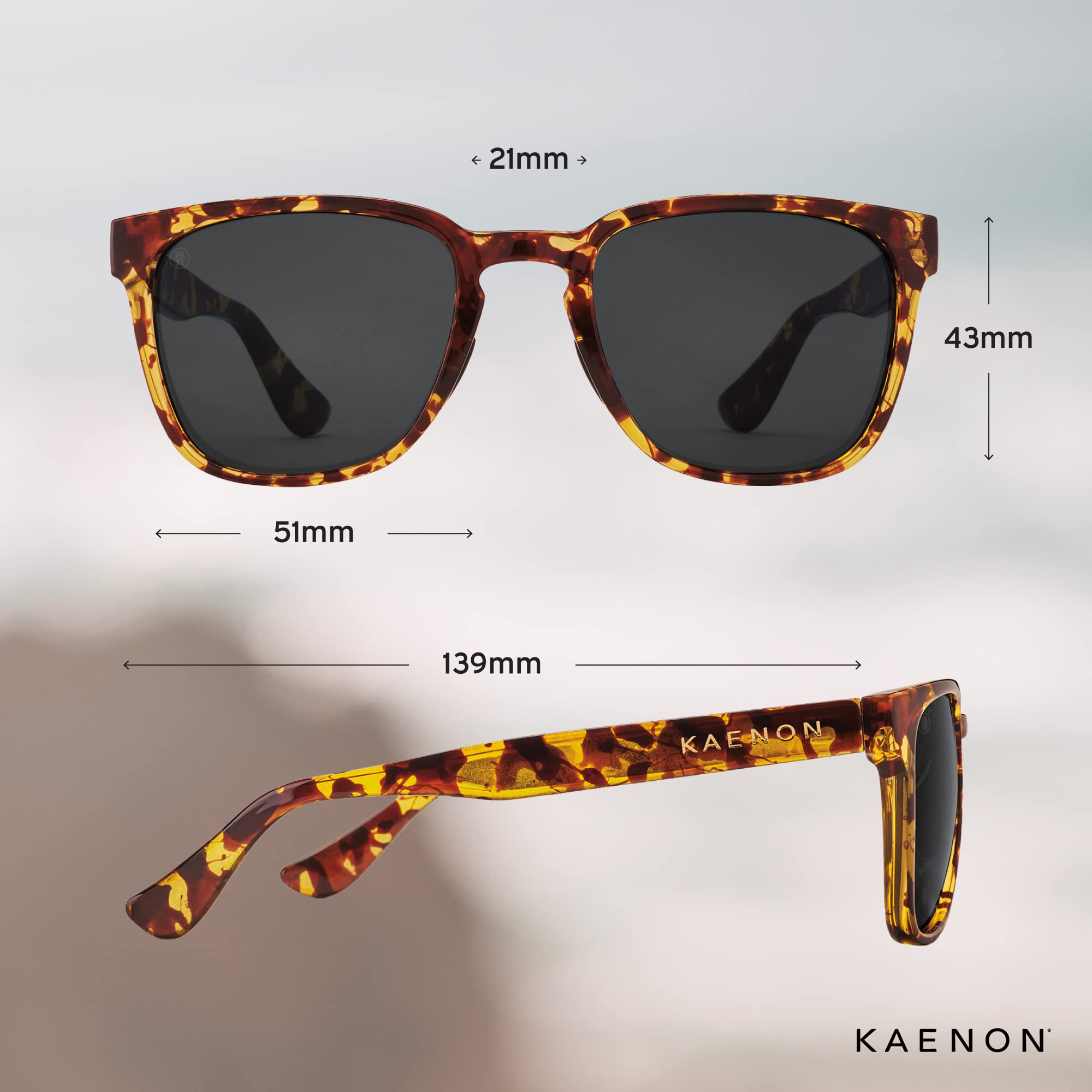 Kaenon Avalon Unisex Polarized Sunglasses - UV Protection, Lightweight & Stylish for Men & Women - Perfect for Driving, Beach & Outdoor Activities