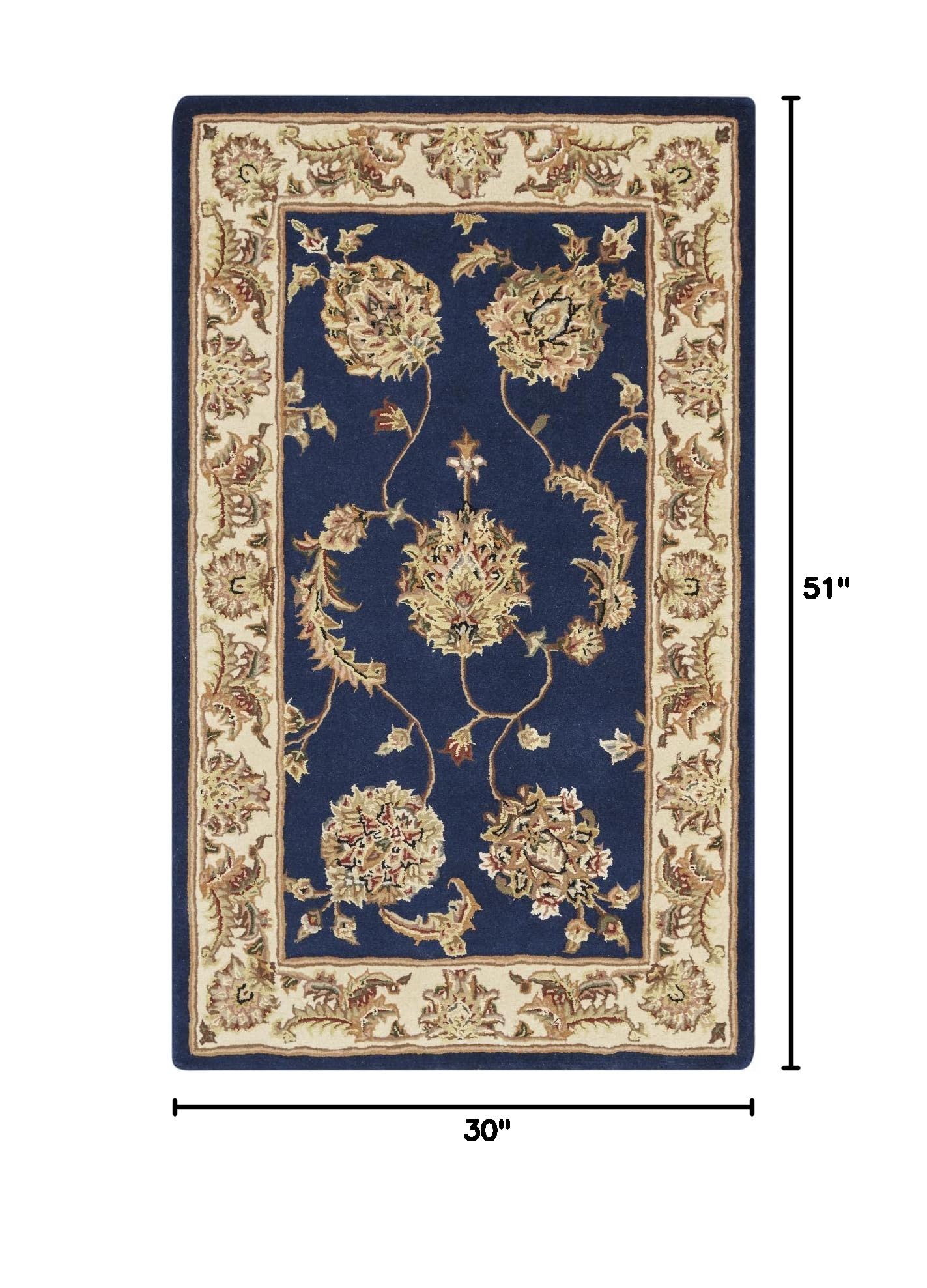 Nourison 2000 Persian Navy 2'6