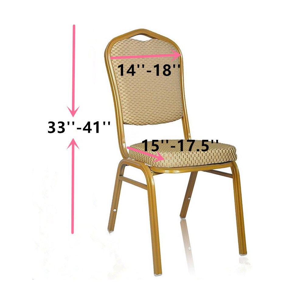 Stretch Spandex Dining Chair Covers - Elastic Slipcovers for Wedding, Banquet, Party (Purple) | Perfect for Home Decor, Event Seating & Restaurant Use