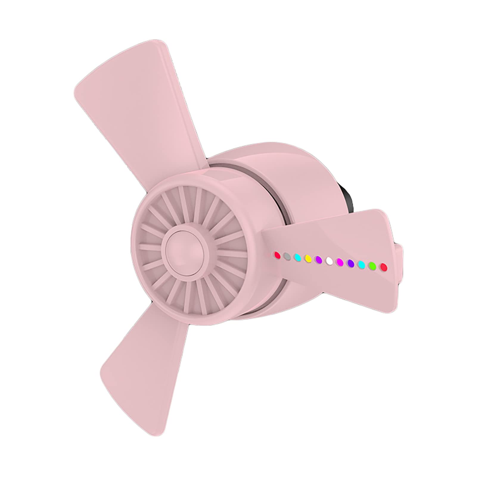 LEAQU Mini Car Air Outlet Perfume Fan - Pink Scented Air Freshener for Interior Decoration, Car Air Conditioning Freshener, Ideal for Compact Cars and Office Desks