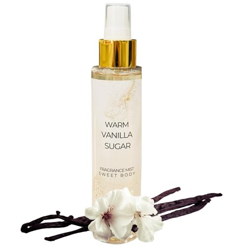 Soft & Fresh Women’s Body Mist - Fine Fragranced Perfume Spray with Warm Vanilla Sugar Scent | Lightweight Hair & Body Spritz for Daily Use, Date Nights & Gift Giving