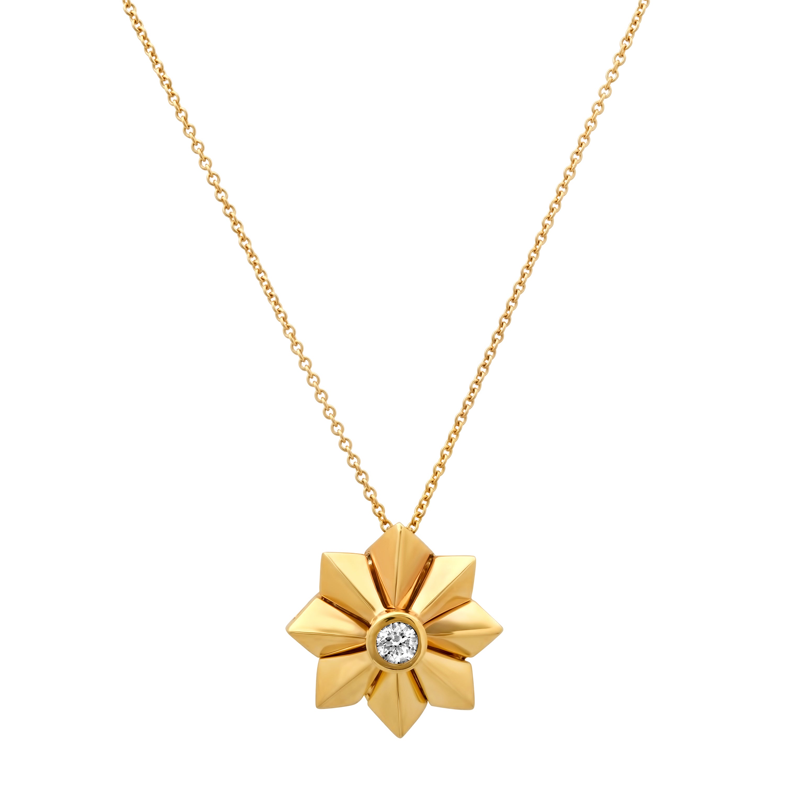 Penacho Large Flower Pendant Necklace - Elegant Floral Statement Jewelry for Women | Perfect for Weddings, Parties & Special Occasions