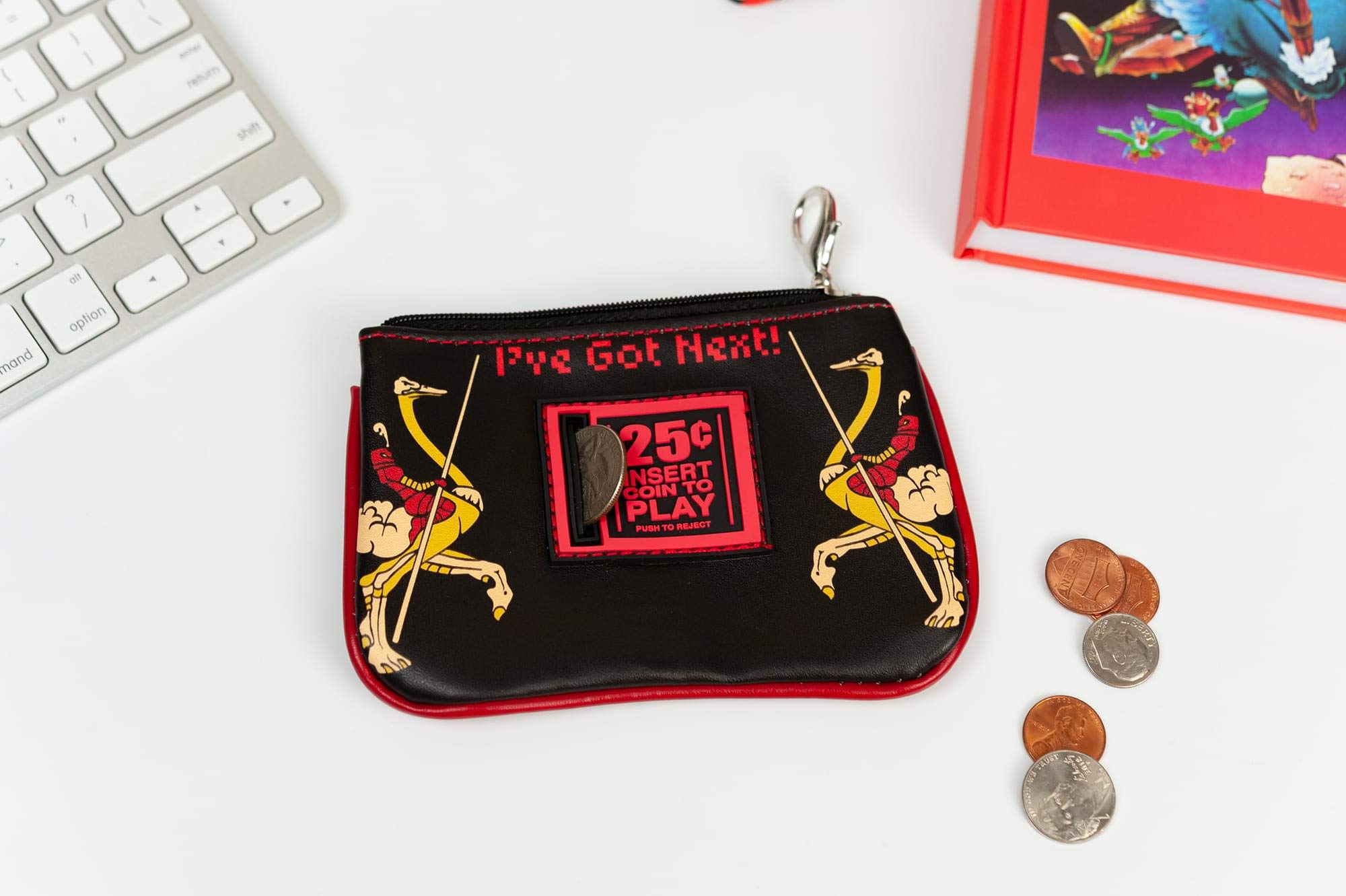 The Coop Midway Games Coin Purses - Joust Retro Arcade Wallet for Collectors & Gamers - Perfect for Arcade Events, Gaming Conventions & Nostalgic Gift Giving
