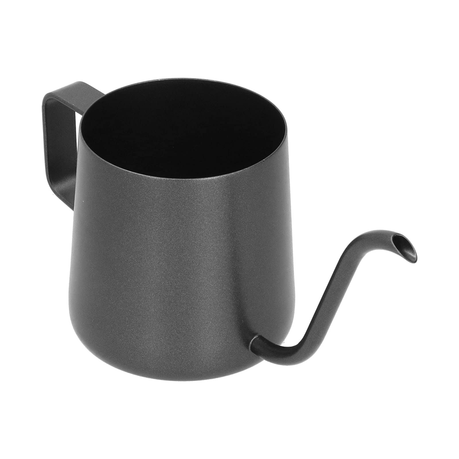 Premium 250ml Stainless Steel Gooseneck Kettle - Precision Pour Over Coffee & Tea Kettle with Hanging Ear, Black - Perfect for Home Brewing, Specialty Coffee Shops & Tea Enthusiasts