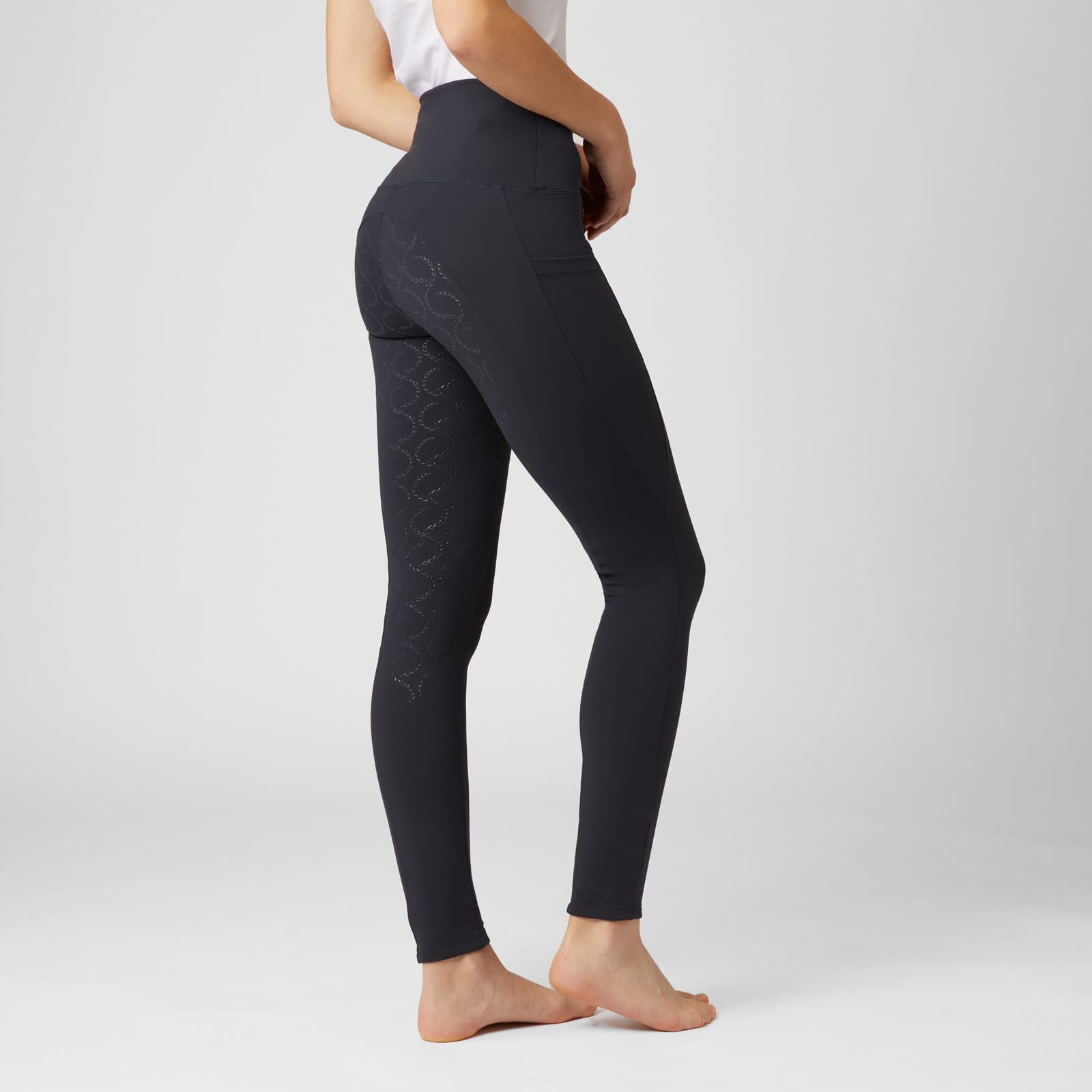 HORZE Gillian Women's Silicone Full Seat Equestrian Riding Tights - Perfect for Horseback Riding, Training & Competition