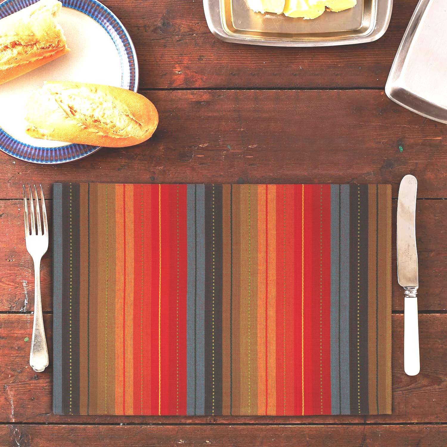 Premium 100% Cotton Oversized Placemats Set of 6 - 14