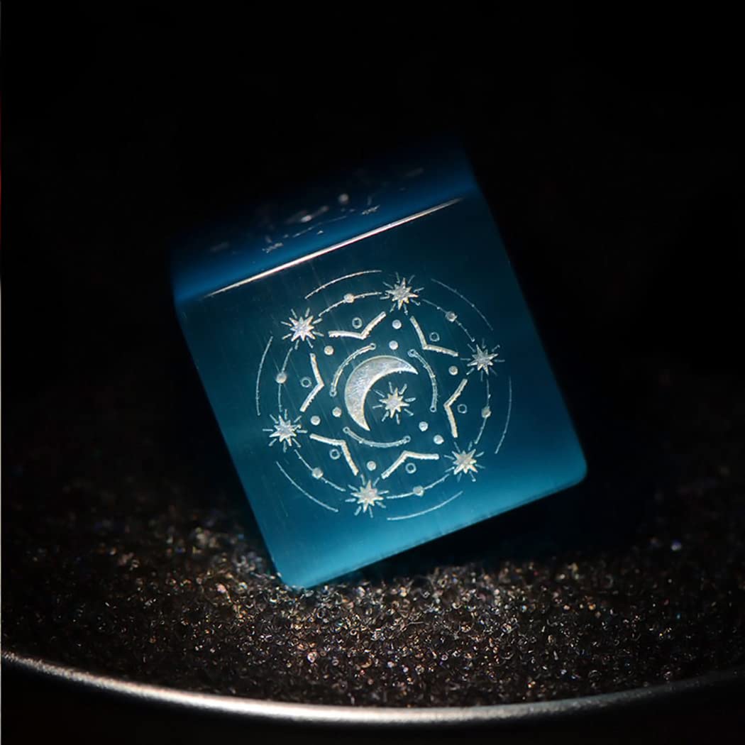 Premium Aqua Blue Opal D&D Dice Set - 7-Piece Polyhedral RPG Dice for Dungeons & Dragons, Pathfinder, TRPG Tabletop Games - Perfect for Adventurers, GMs & Fantasy Role-Playing Enthusiasts