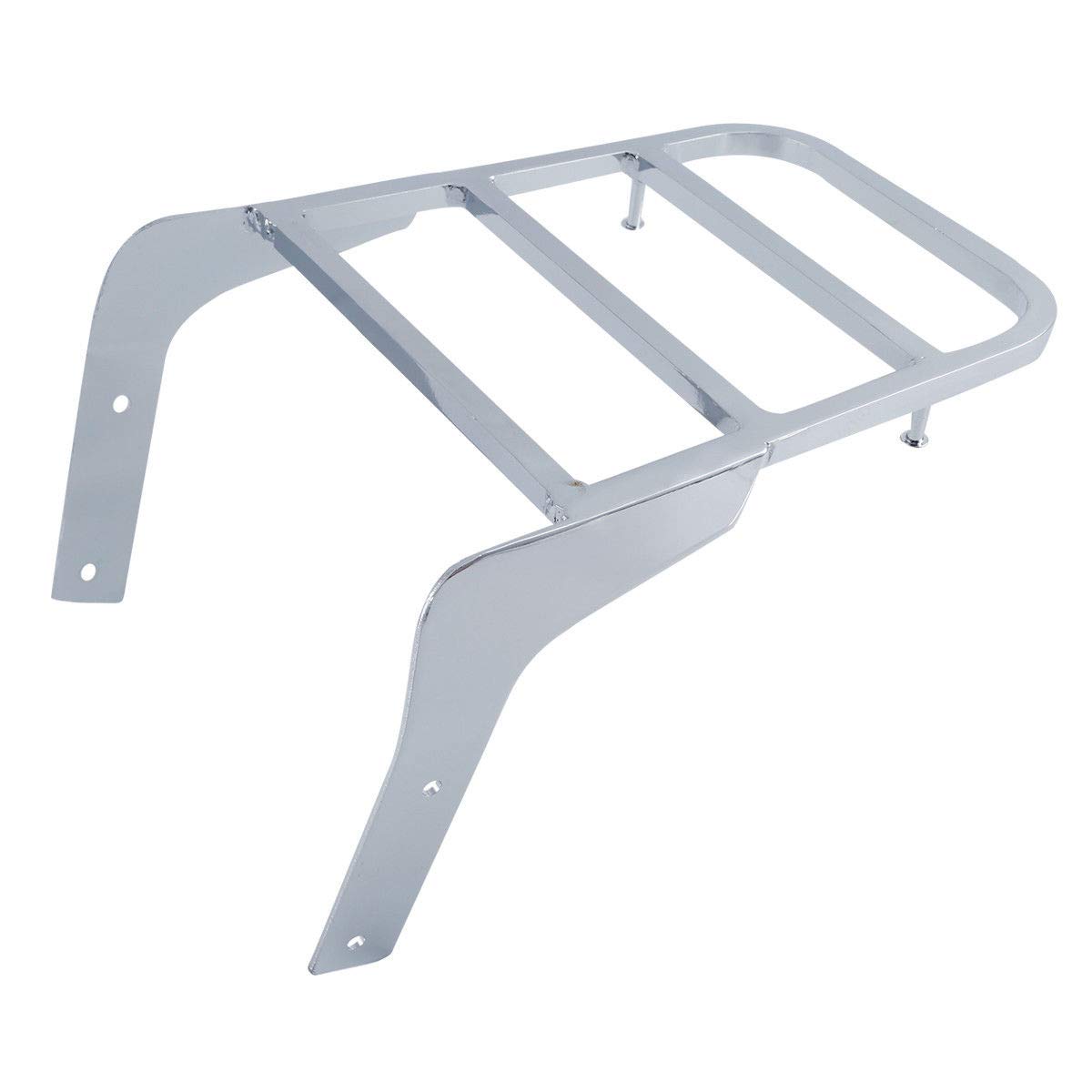 TCMT Sissy Bar with Luggage Rack for Kawasaki Vulcan VN400 VN800 1995-2012 | Motorcycle Passenger Backrest & Storage Solution | Perfect for Long Rides & Touring