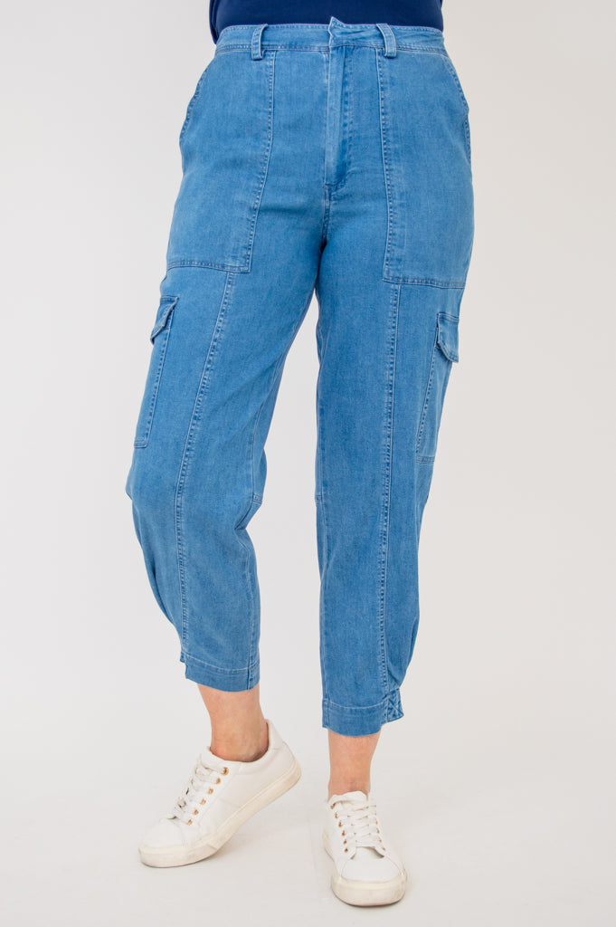 Fergie Women's Tencel Denim Pants - Comfortable Stretch High Waist Skinny Jeans for Work, Travel & Casual Wear