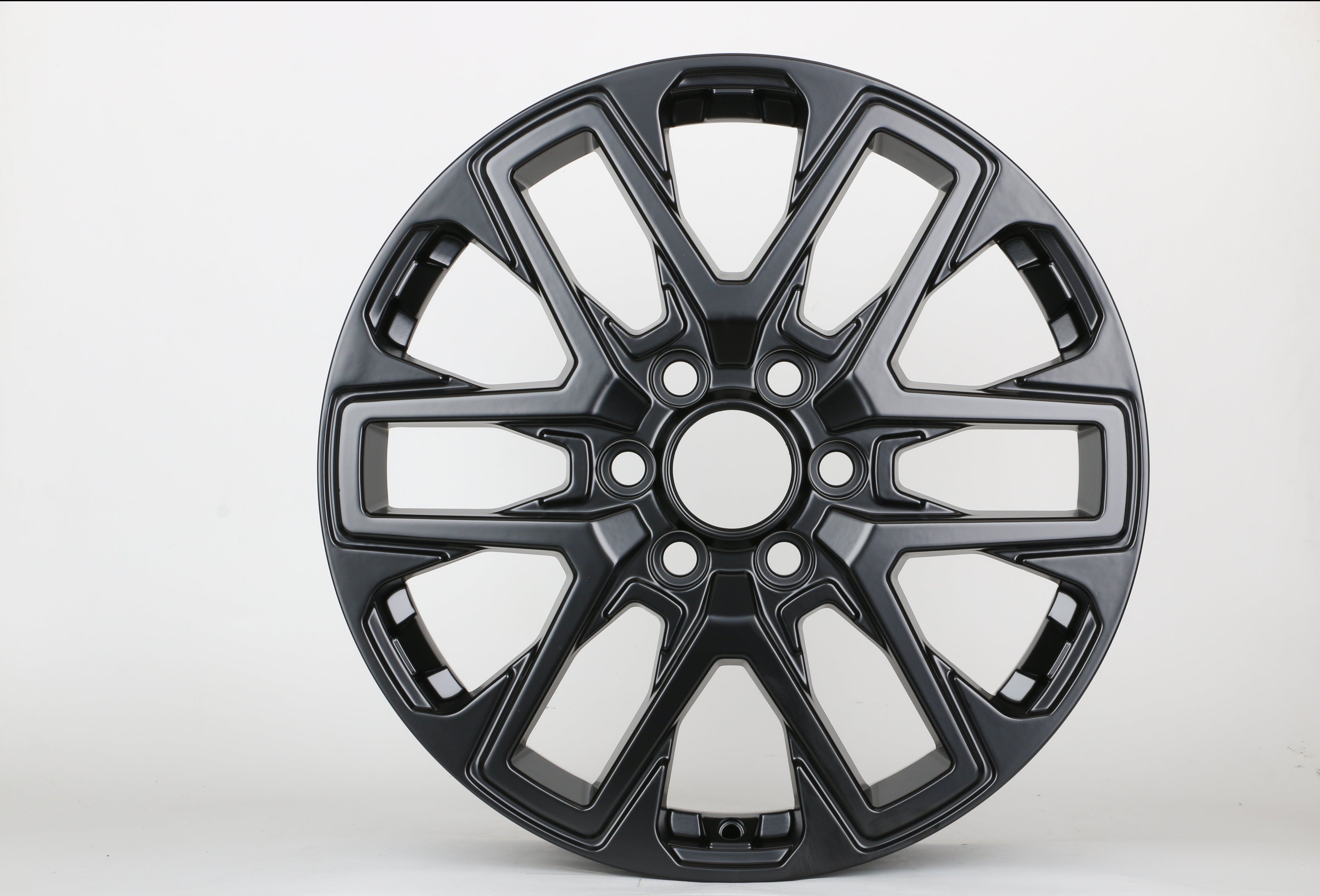 2023 Black Pro Style 18-Inch Wheels for Toyota Tundra & Sequoia - Off-Road, Street Performance, Custom Truck Upgrades