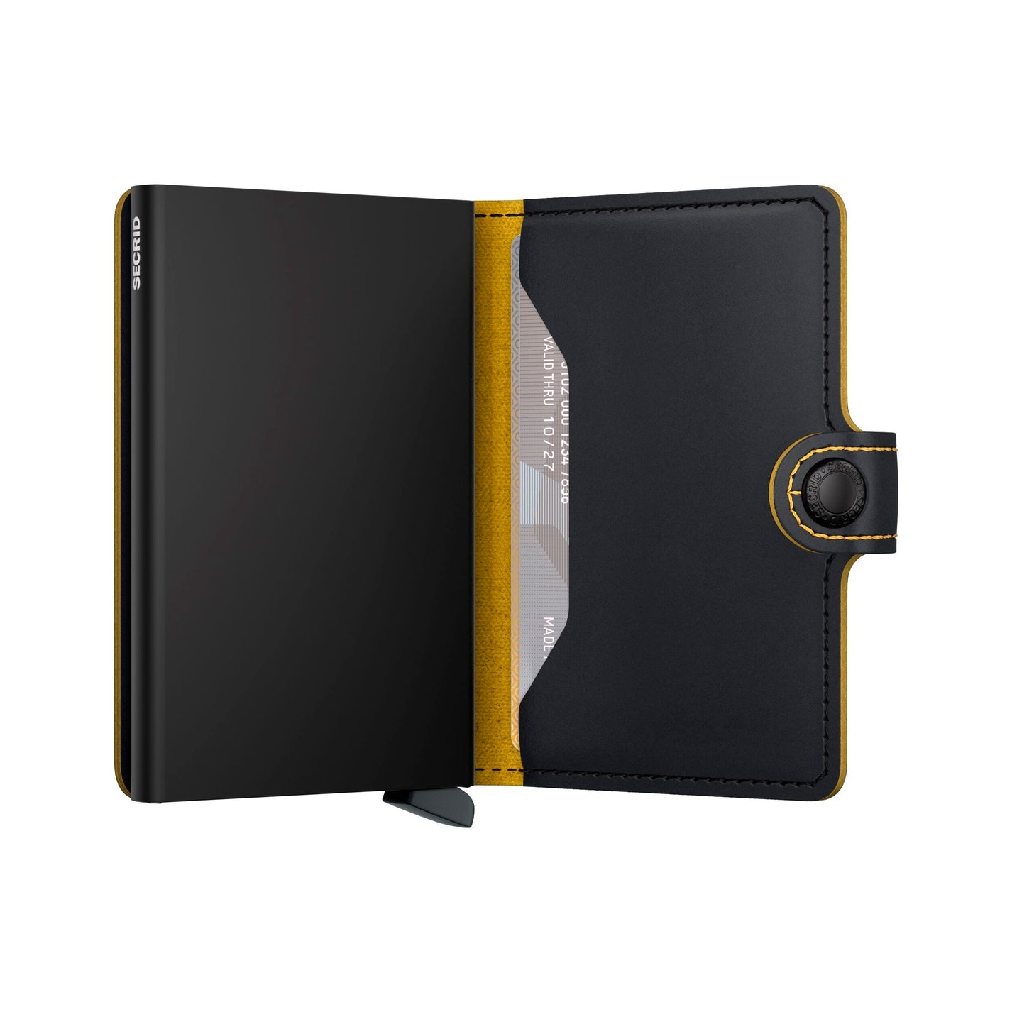 SECRID Miniwallet Matte - Slim RFID Blocking Leather Wallet for Men & Women | Perfect for Travel, Business & Everyday Use