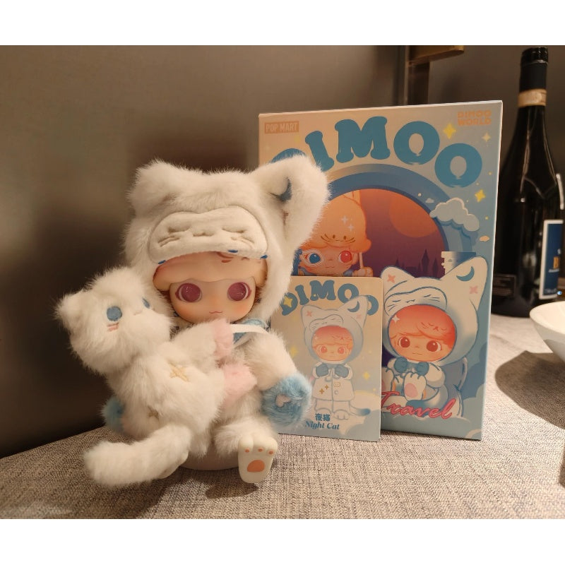 DIMOO Dream Travel Night Cat Action Figure - Collectible Toy for Kids & Adults, Perfect for Display, Gifts, and Anime Enthusiasts
