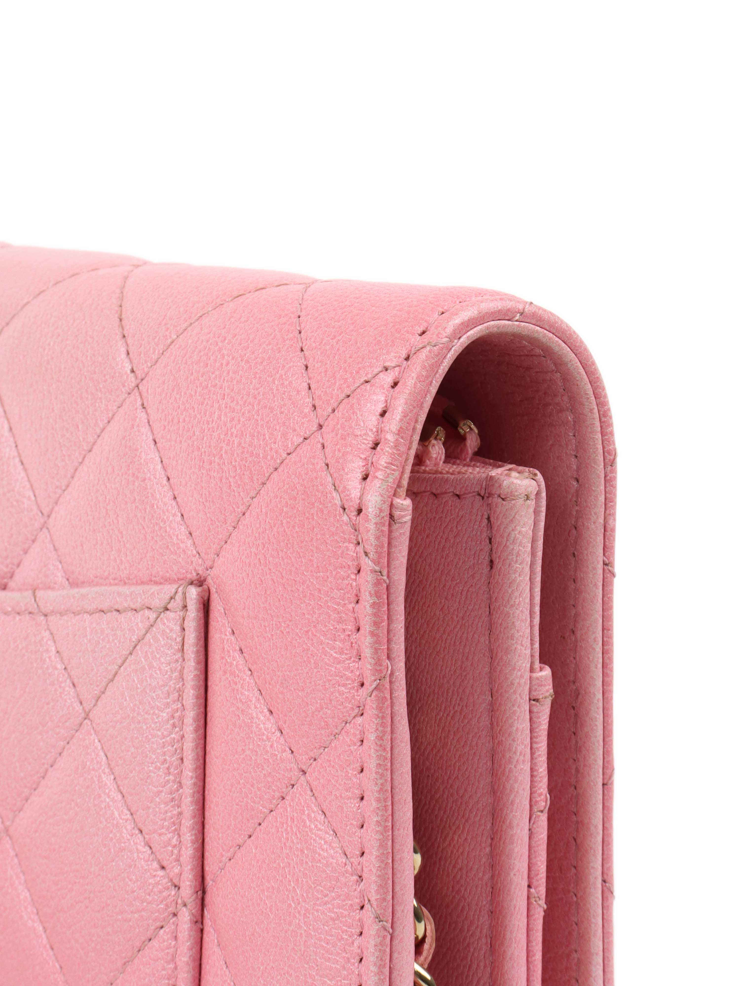 Chanel Light Pink Wallet on Chain - Stylish Crossbody Bag for Women | Perfect for Parties, Dates & Everyday Use