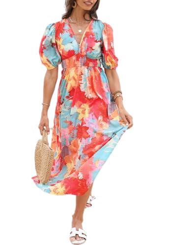1#multi Orange Print