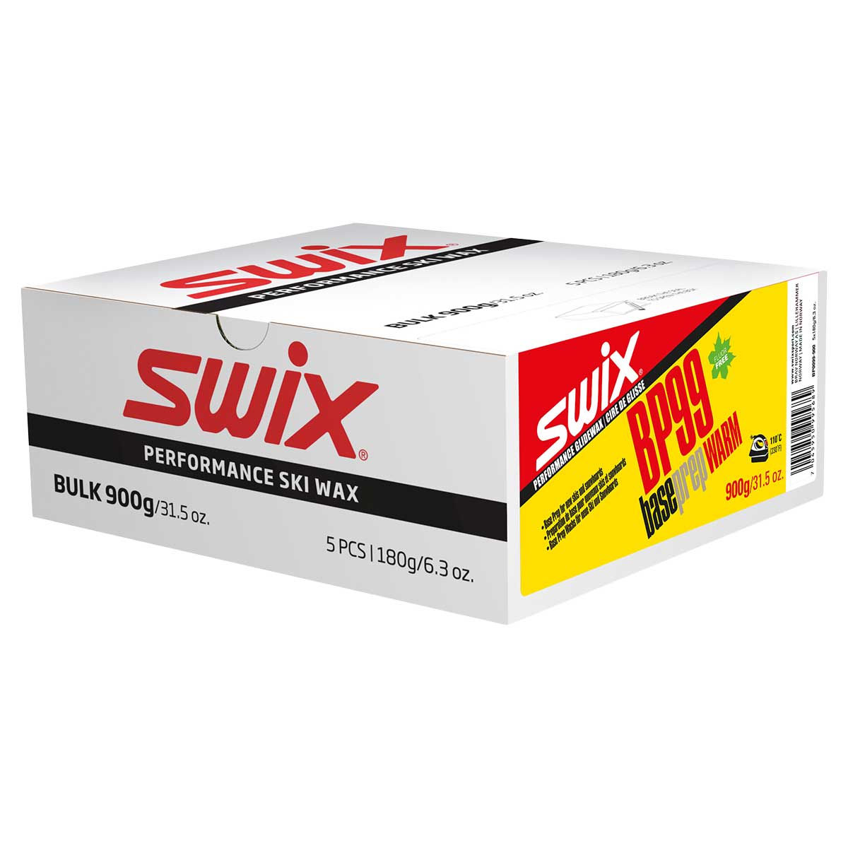 Swix Base Prep Hydrocarbon Wax - High-Performance Ski Wax for All Snow Conditions | Perfect for Cross-Country & Alpine Skiing