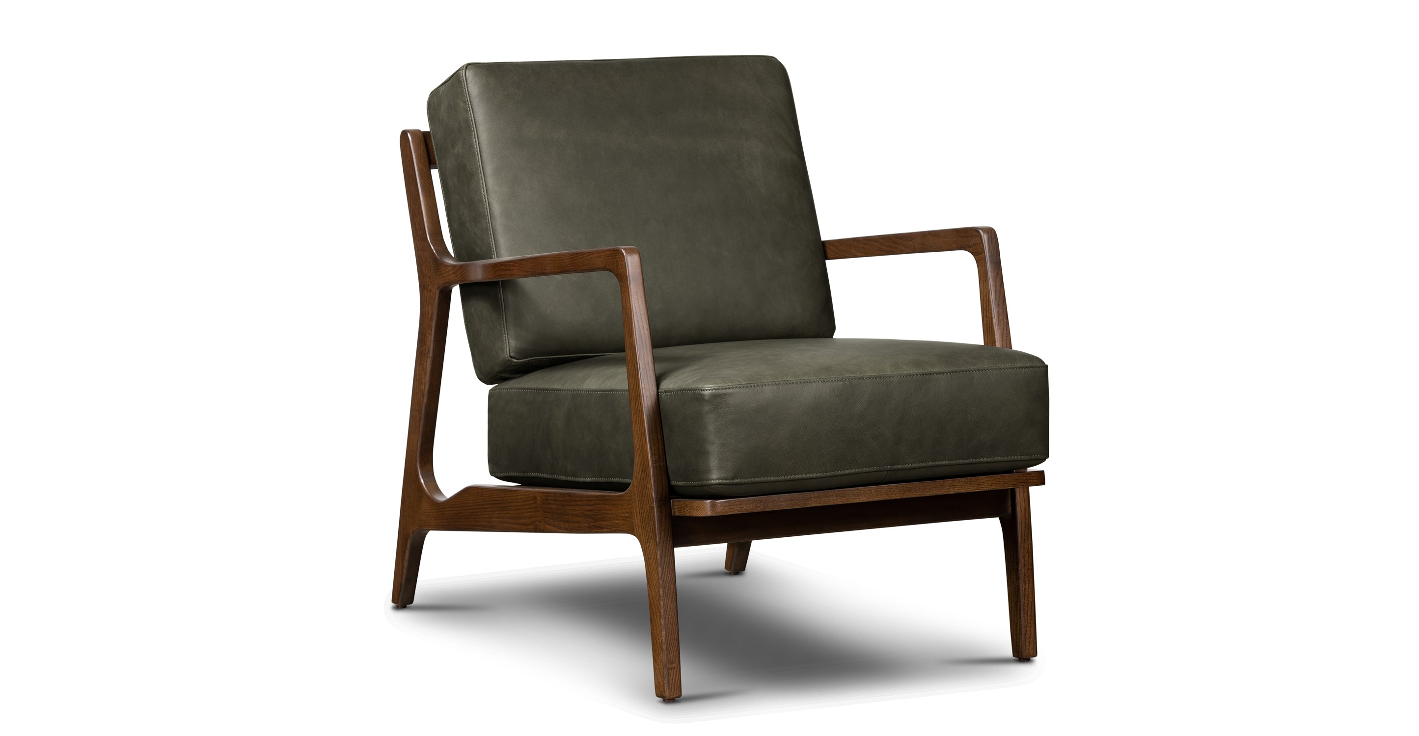 Premium Verity Genuine Leather Lounge Chair - Modern Comfort for Living Room, Office & Reading Nook - Perfect Relaxation & Stylish Home Decor