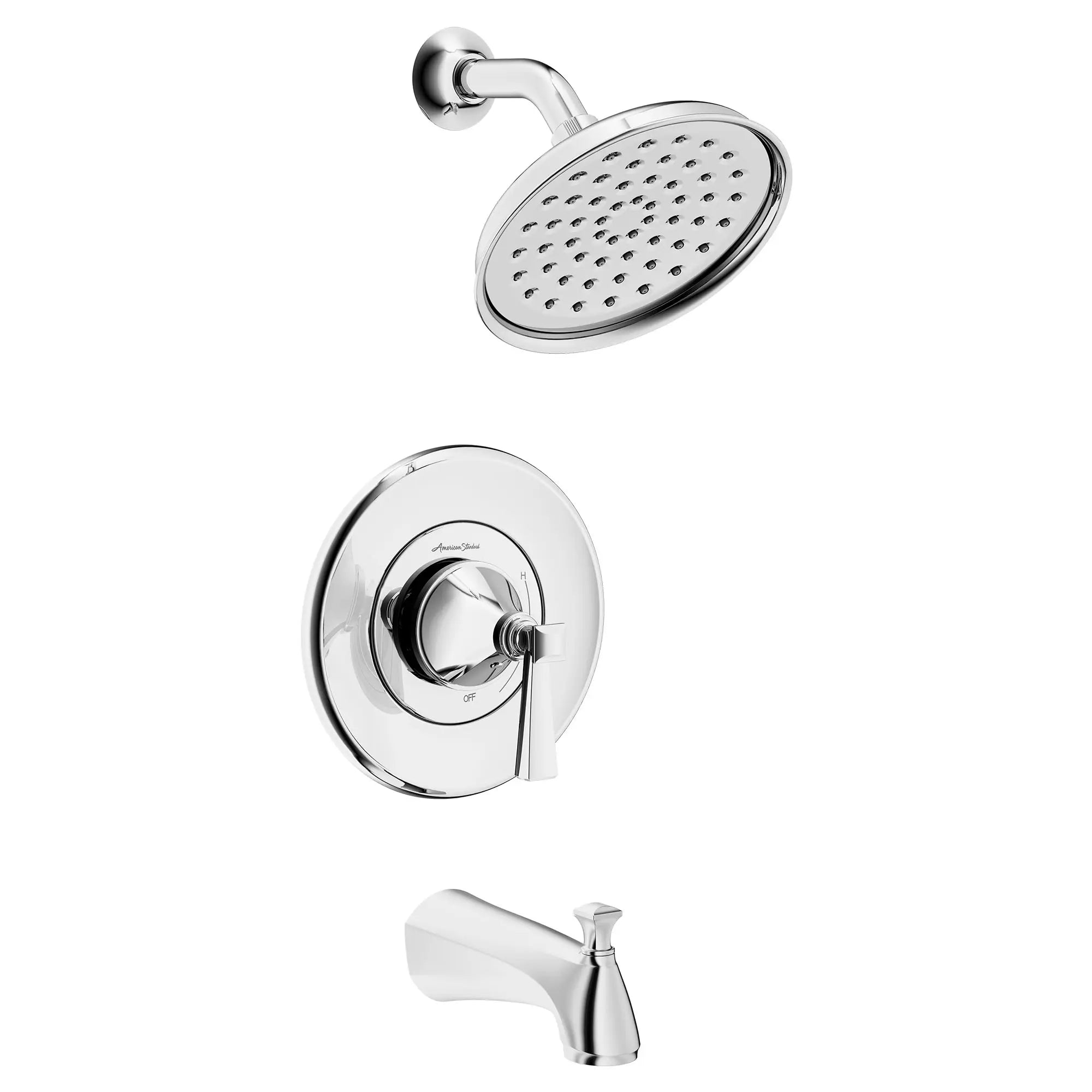 Glenmere 2.5 GPM/6.8 LPM Pressure Balance Tub and Shower Trim Kit with Showerhead & Double Ceramic Cartridge - Perfect for Bathroom Renovation and Modern Home Upgrades