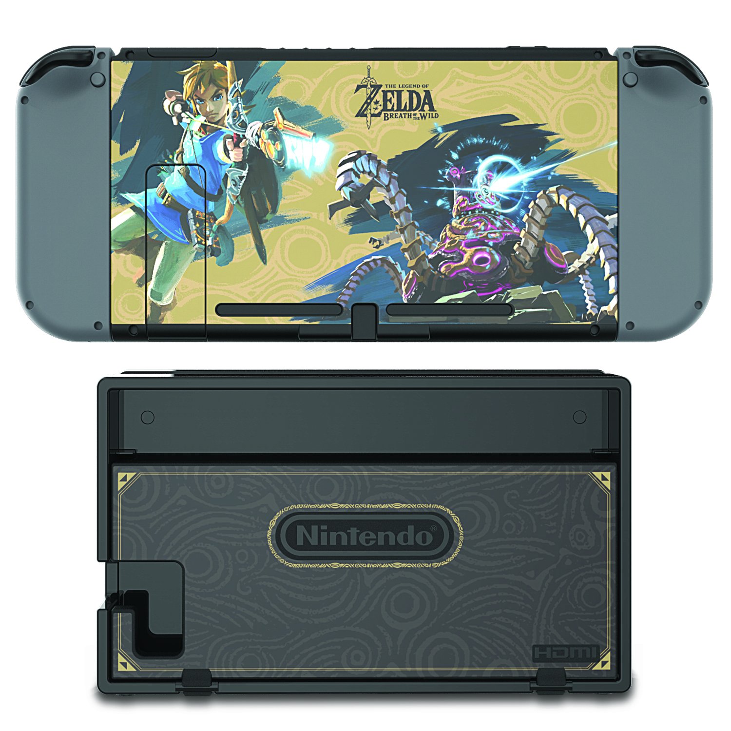 Nintendo Switch Screen Protector & Skins Set - Zelda Collector's Edition | PDP Gaming Play and Protect Kit for Console & 2 Joy-Cons | Perfect for Gaming Enthusiasts & Zelda Fans