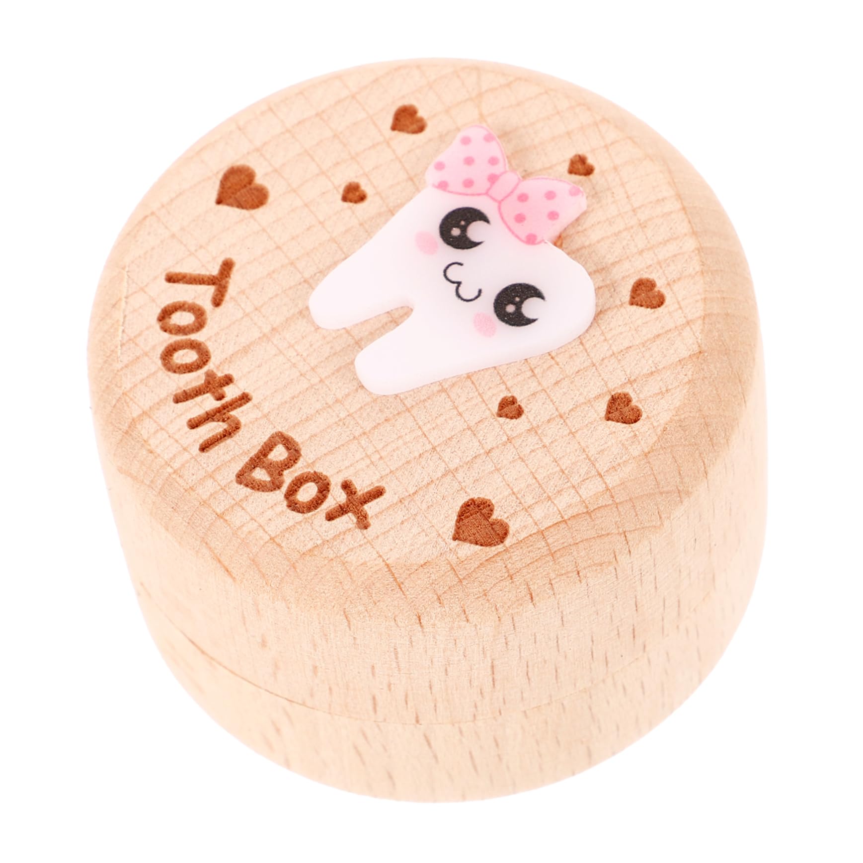 Wooden Tooth Fairy Box - Keepsake Storage for Kids' Lost Teeth | Perfect for Tooth Fairy Gifts, Baby Teeth Collection & Childhood Memories (Natural Wood)