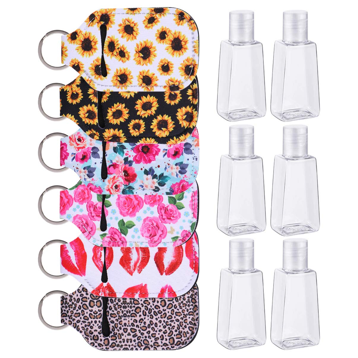 Cabilock 2-Pack Silicone Travel Bottles - Leak-Proof Dish Soap Dispenser & Hand Soap Container for Toiletries, Perfume & Sunscreen | Portable for Airplane, Camping & Vacation Essentials