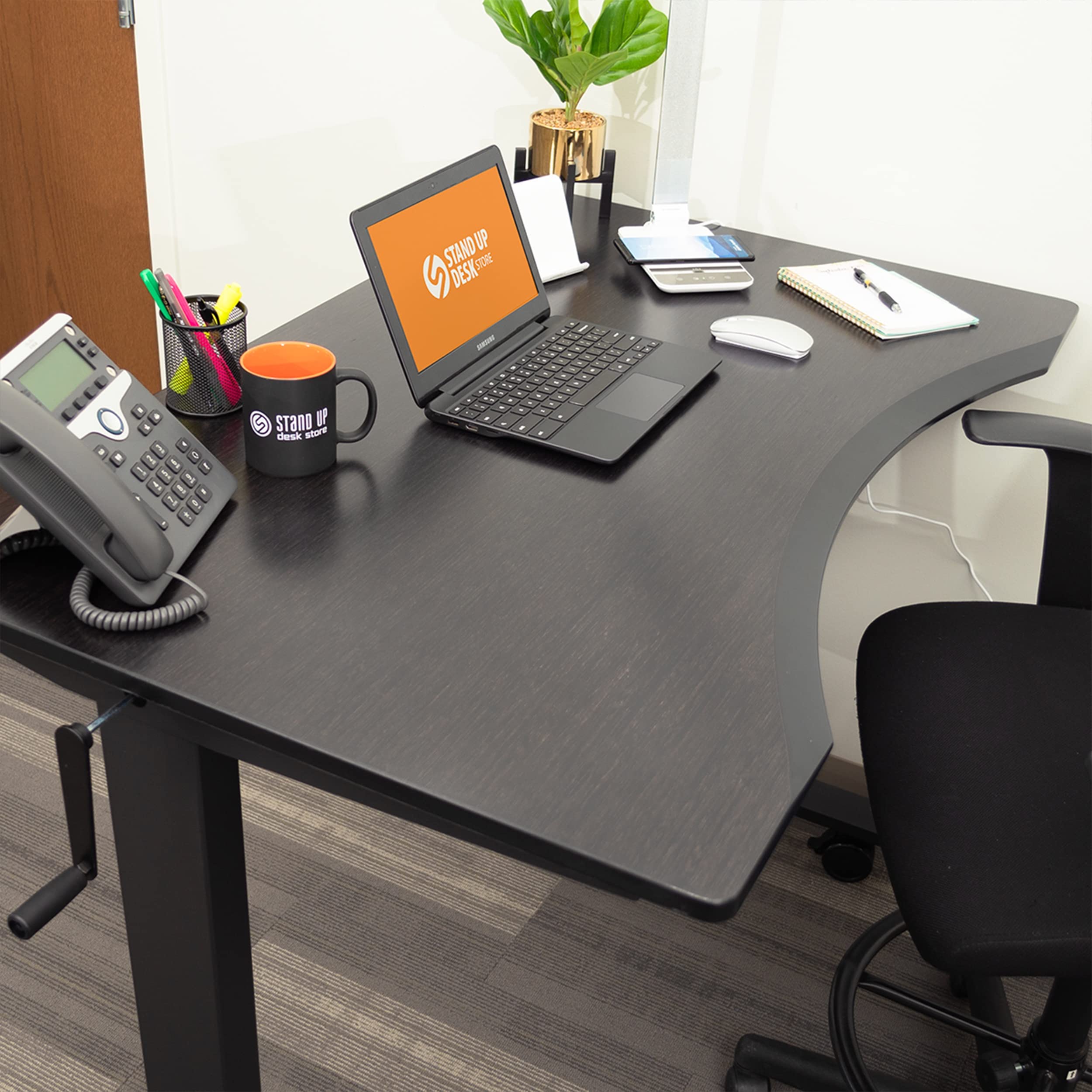 Adjustable Height Standing Desk with Crank - 48