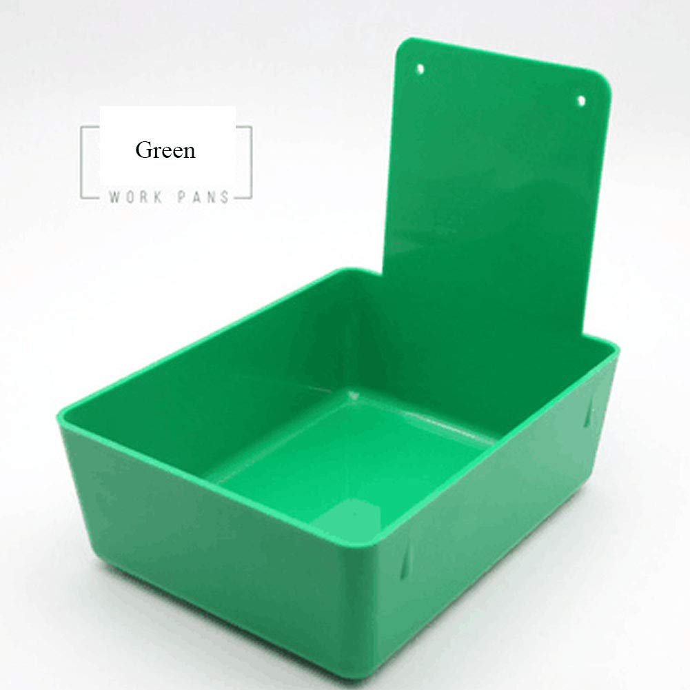 Dental Pans - 10-Piece Plastic Denture Trays with Clip for Dental Lab & Clinic Organization | Perfect for Denture Storage, Impression Work & Dental Material Management