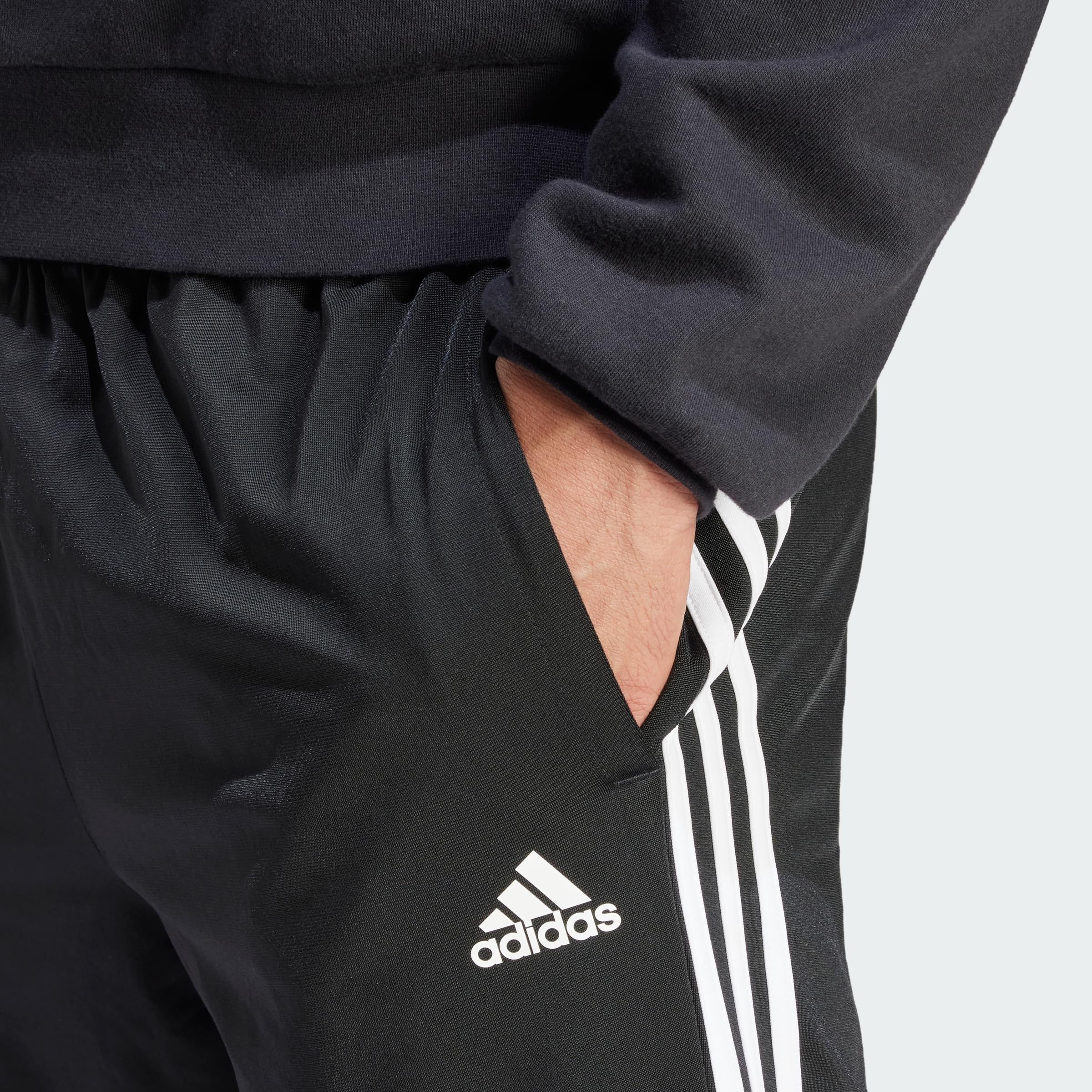 Adidas Men's Essentials 3-Stripes Tricot Jogger Pants - Comfortable Athletic Sweatpants for Running, Gym & Casual Wear