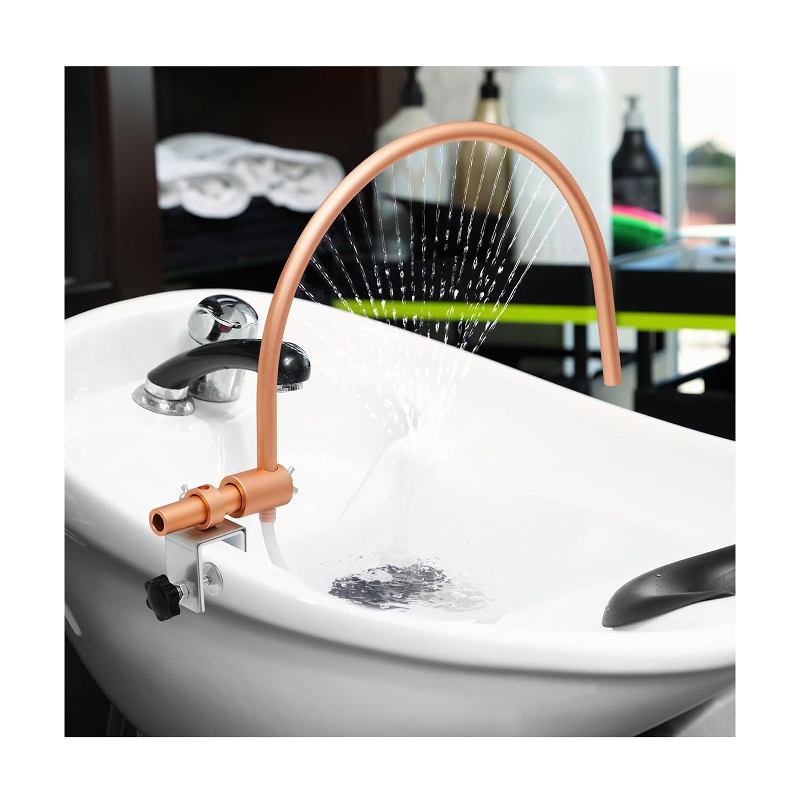 Adjustable Hair Salon Water Circulation Bracket - Spa Head Massage Frame with Pump for Relaxation & Therapy | Easy to Clean | Perfect for Salons, Home Spa & Professional Use