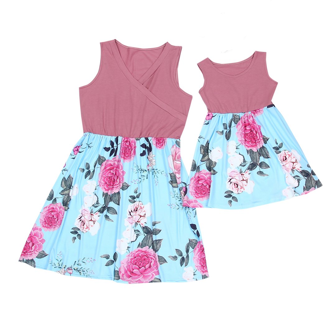 Mother Daughter Matching Dresses - Mommy and Me Cactus Print Summer Outfits | Casual Family Outfits for Beach, Vacation & Photoshoots