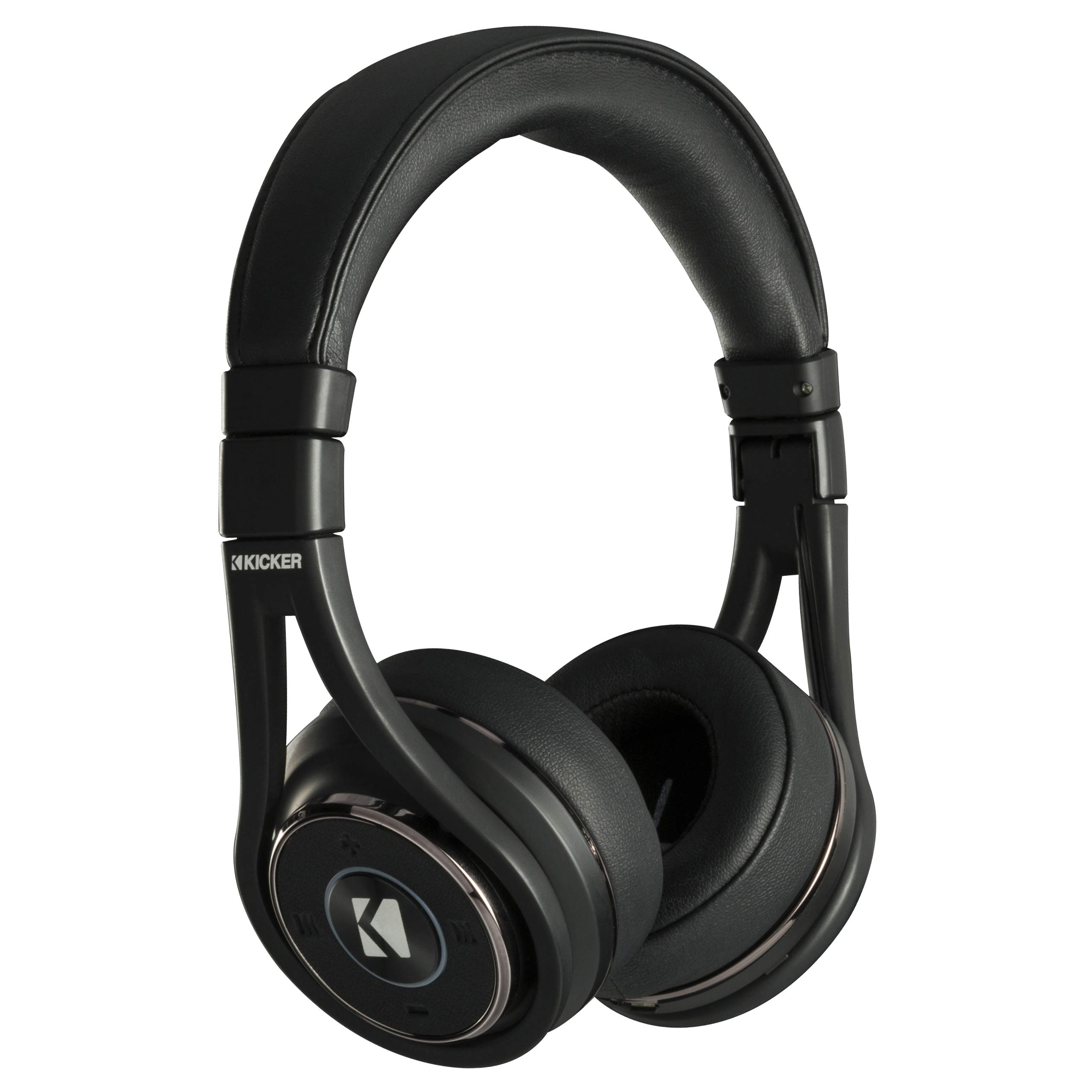 KICKER CushBT Wireless Bluetooth Headphones with Passive Noise Reduction - Perfect for Travel, Workouts & Commuting