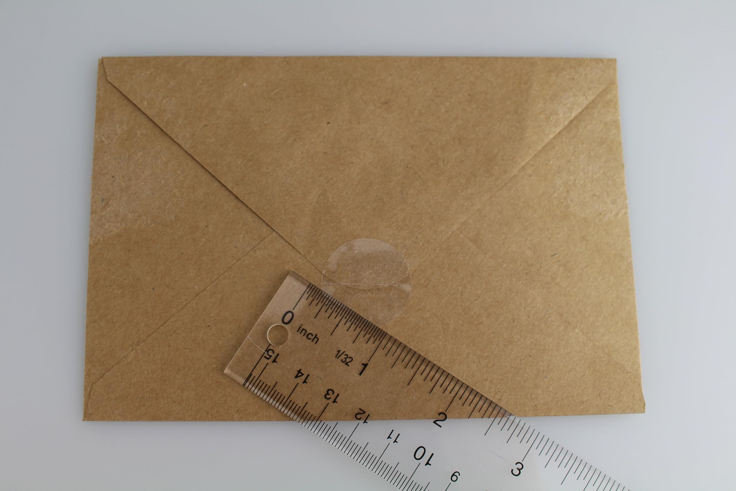 ChromaLabel 1 Inch Round Clear Stickers - 5000 Perforated Envelope Sealing Labels for Library, Mail & Documents | Self-Adhesive Waterproof Stickers for Mailing, Packaging & Organization