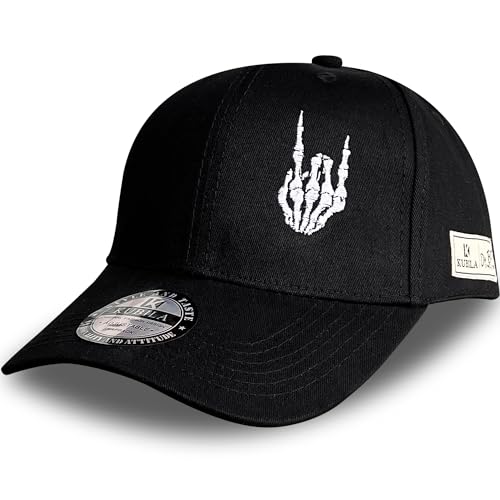 Skull Finger Hand Black