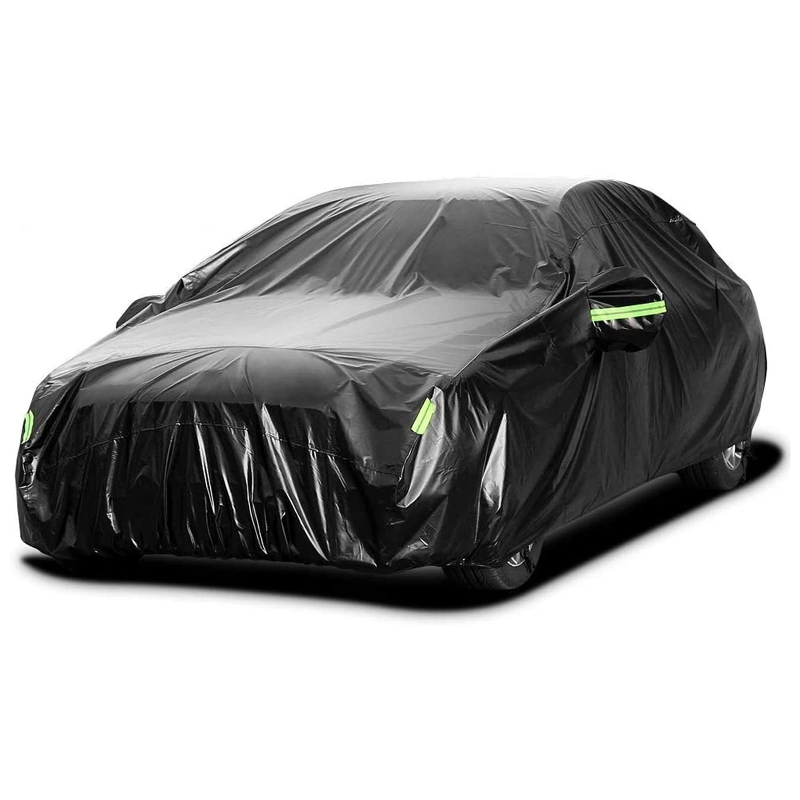 Shkalacar Universal Waterproof Car Cover for Sedan - Reflective Strip, Sunscreen, Dustproof & UV Scratch-Resistant Protection - Ideal for Outdoor Parking, Travel & Vehicle Storage