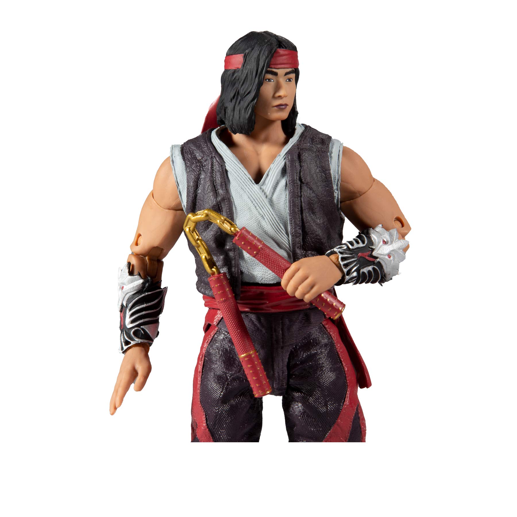 McFarlane Toys Mortal Kombat Liu Kang 7-Inch Collectible Action Figure - Perfect for Display, Gaming Battles & Mortal Kombat Fans Collection