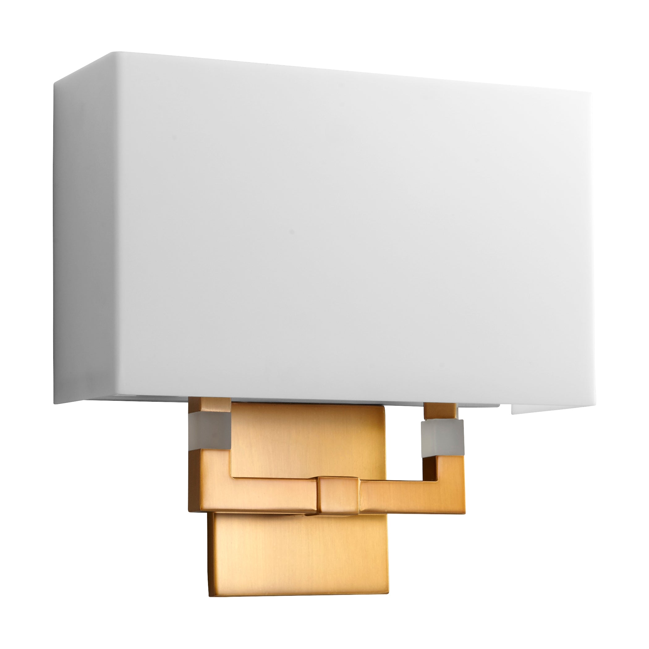 Oxygen Chameleon 3 514 40 Sconces Wall Light Fixture - Aged Brass Finish for Bedroom, Living Room & Hallway Lighting