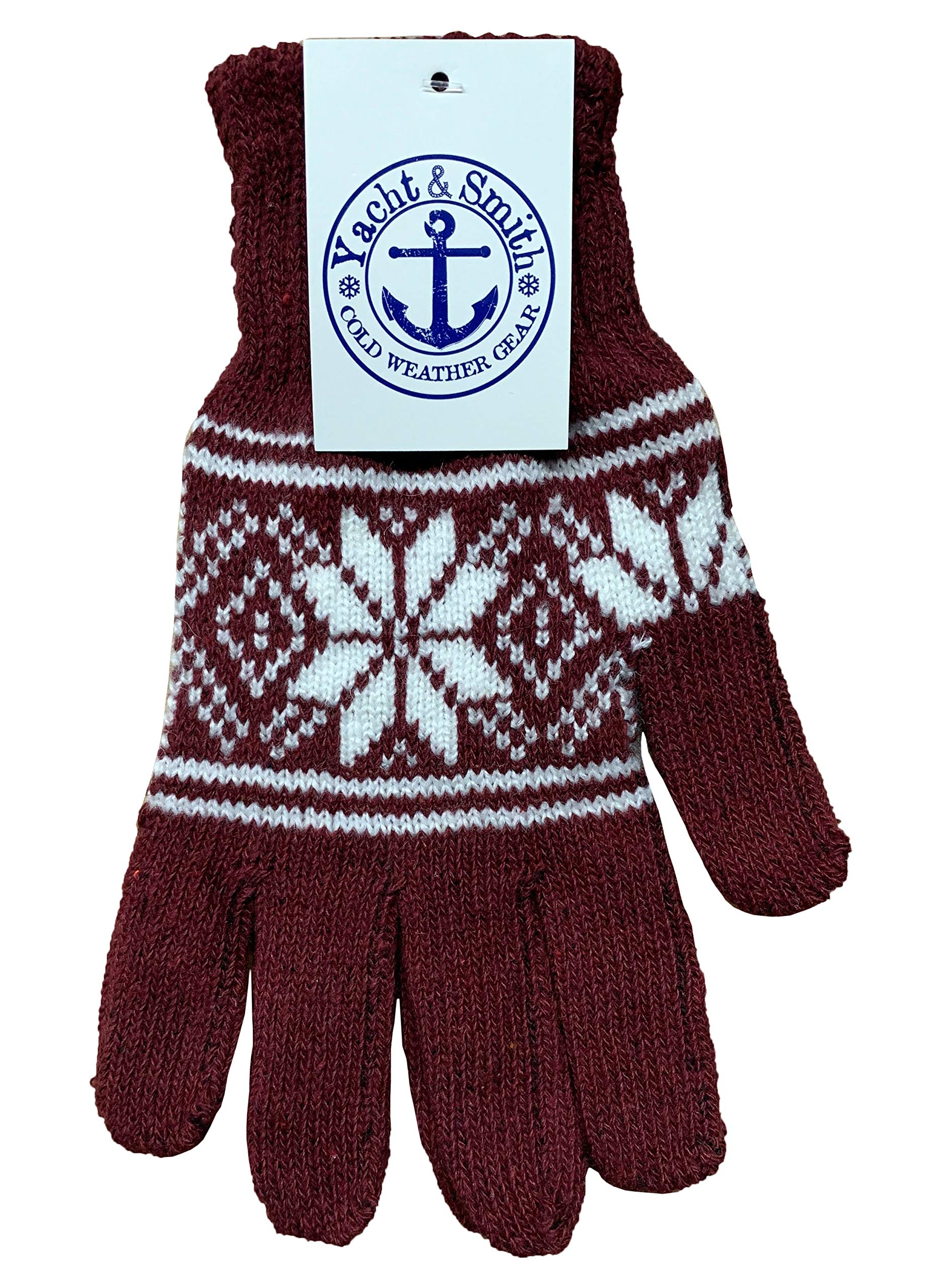 Yacht & Smith Wholesale Bulk Winter Magic Gloves - Warm Brushed Lining, Stretchable Unisex Thermal Gloves for Men & Women - Perfect for Skiing, Snowboarding & Outdoor Winter Activities