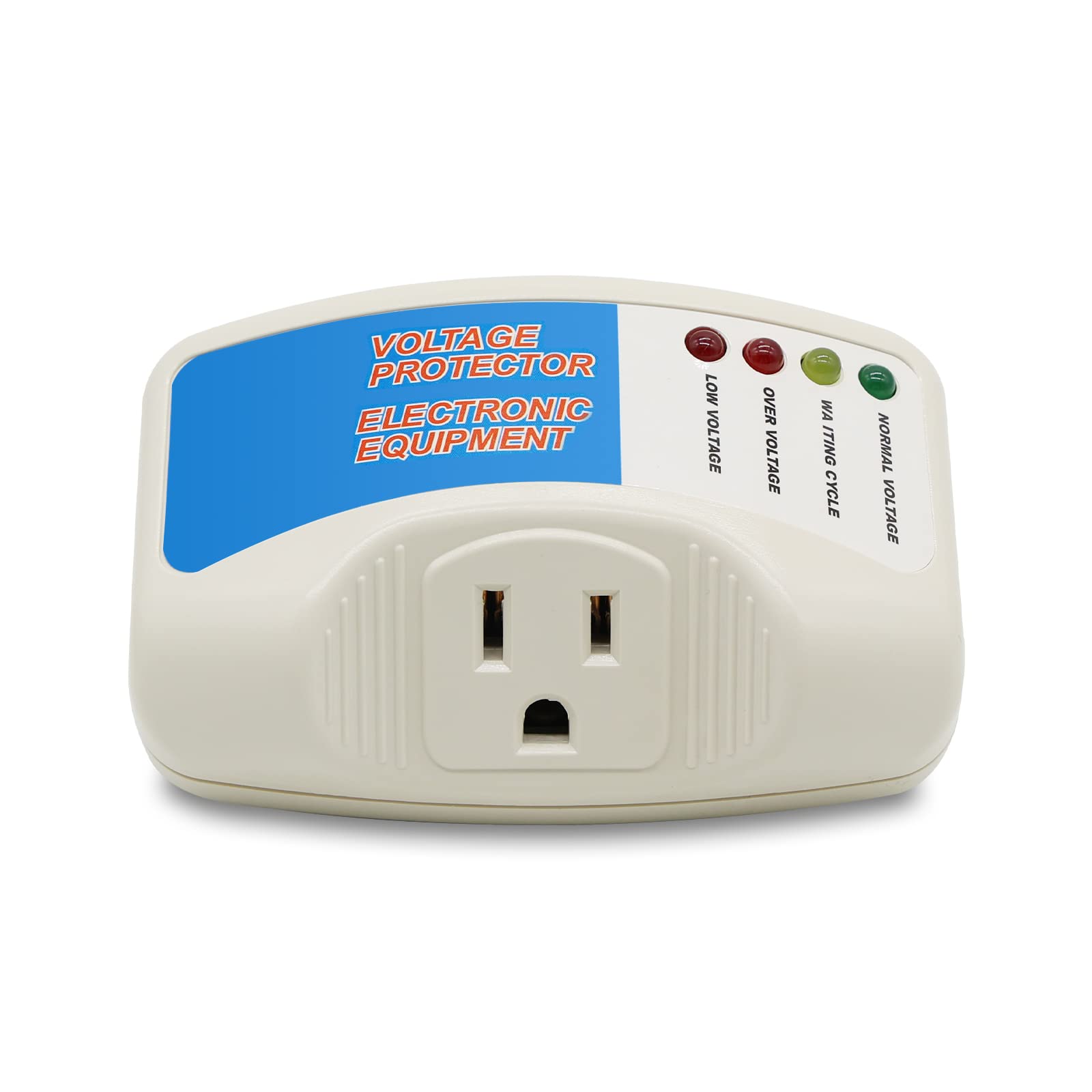 BSEED Single Outlet Surge Protector - 1440W/1875W, 120V, 15A Power Voltage Protector for Refrigerator & Home Appliances | Brownout & Surge Protection | Ideal for Kitchen, Office & Electronics (1 Pack)
