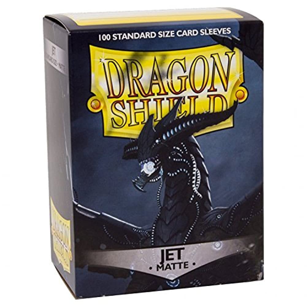 Dragon Shield Matte Jet Card Sleeves - 100 Count | Premium Protection for MTG, Yu-Gi-Oh!, Pokemon & Trading Cards | Perfect for Gaming Tournaments & Card Collecting