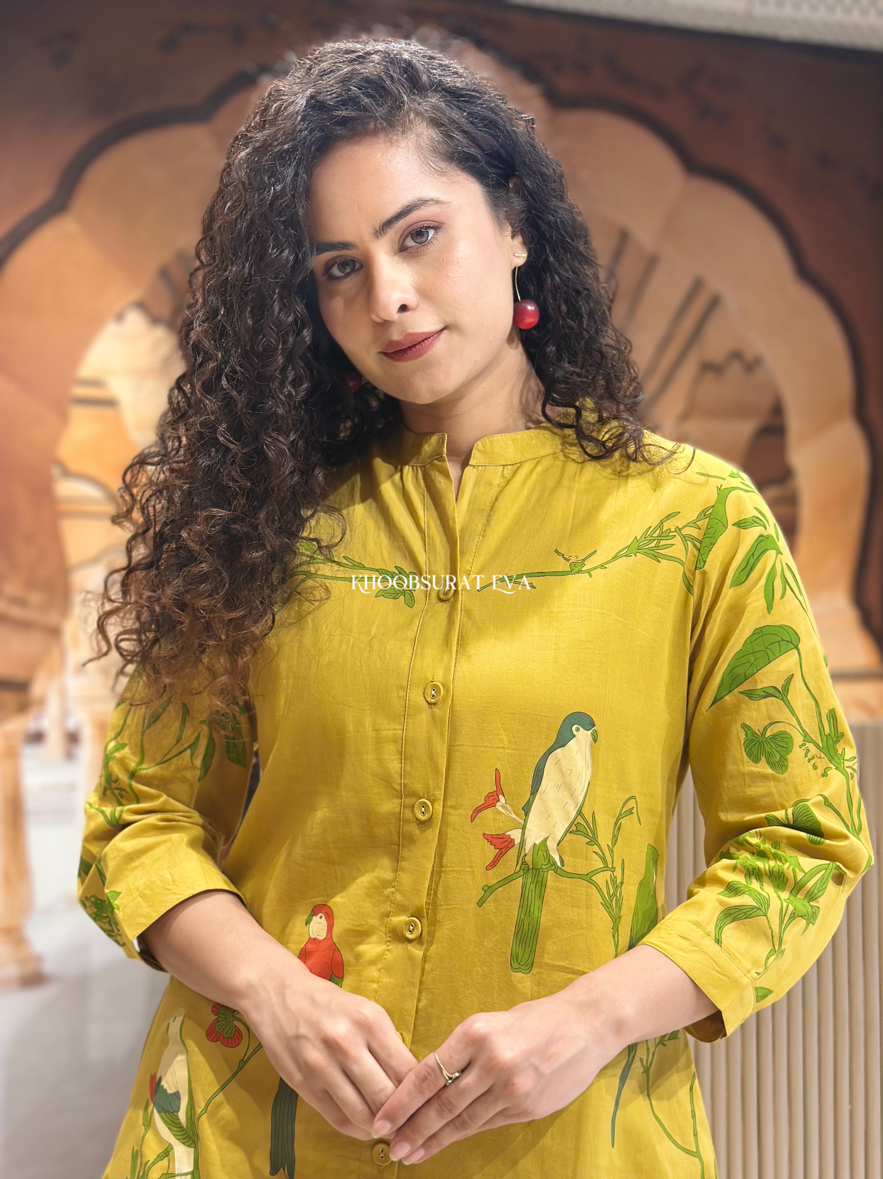 Sydney Sweeney Cotton Kurta Set for Women - Comfortable & Stylish Indian Ethnic Wear for Casual Outings, Festivals & Home Wear