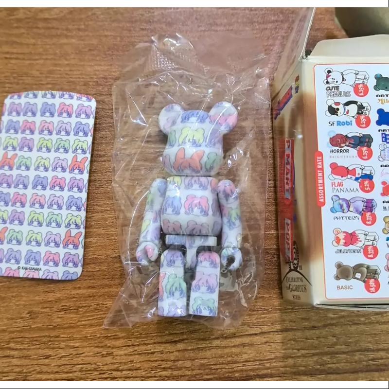 Bearbrick Series 40 LCAE KAE TANAKA 100% Collectible Art Toy - Limited Edition Japanese Designer Vinyl Figure for Display & Collection (Home Decor, Office Decoration, Gift for Anime Fans)