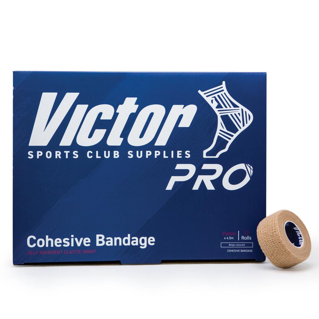 Victor Pro Cohesive Bandage Box - Self-Adhering Medical Wrap for Sports Injuries, First Aid & Veterinary Use - Latex-Free & Breathable Support Bandage for Ankles, Wrists & Joints (Ideal for Athletes, Nurses & Pet Care)