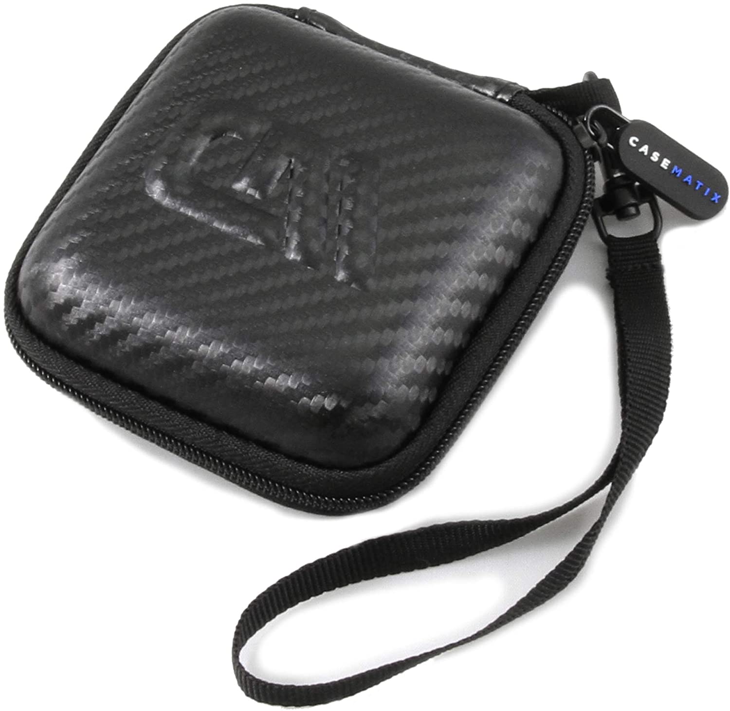 CASEMATIX Hard Shell Travel Case for MagSafe Duo Charger & Cable - Protective Storage with Wrist Strap & Reinforced Zipper - Perfect for Travel, Office & Daily Organization