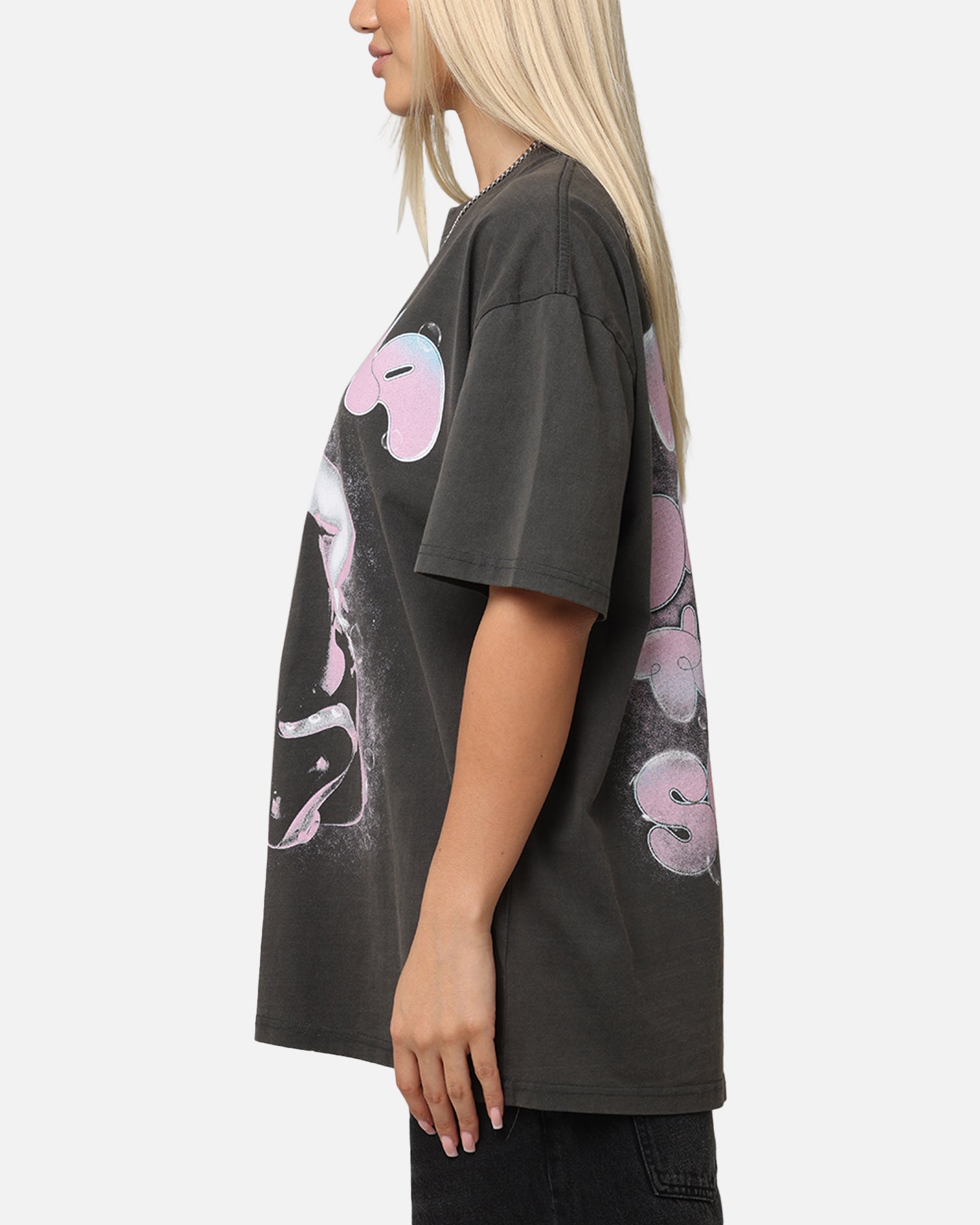 **Disney The Little Mermaid Ursula Graphic T-Shirt - Black Vintage Wash | Casual Cosplay & Disney Fan Apparel**