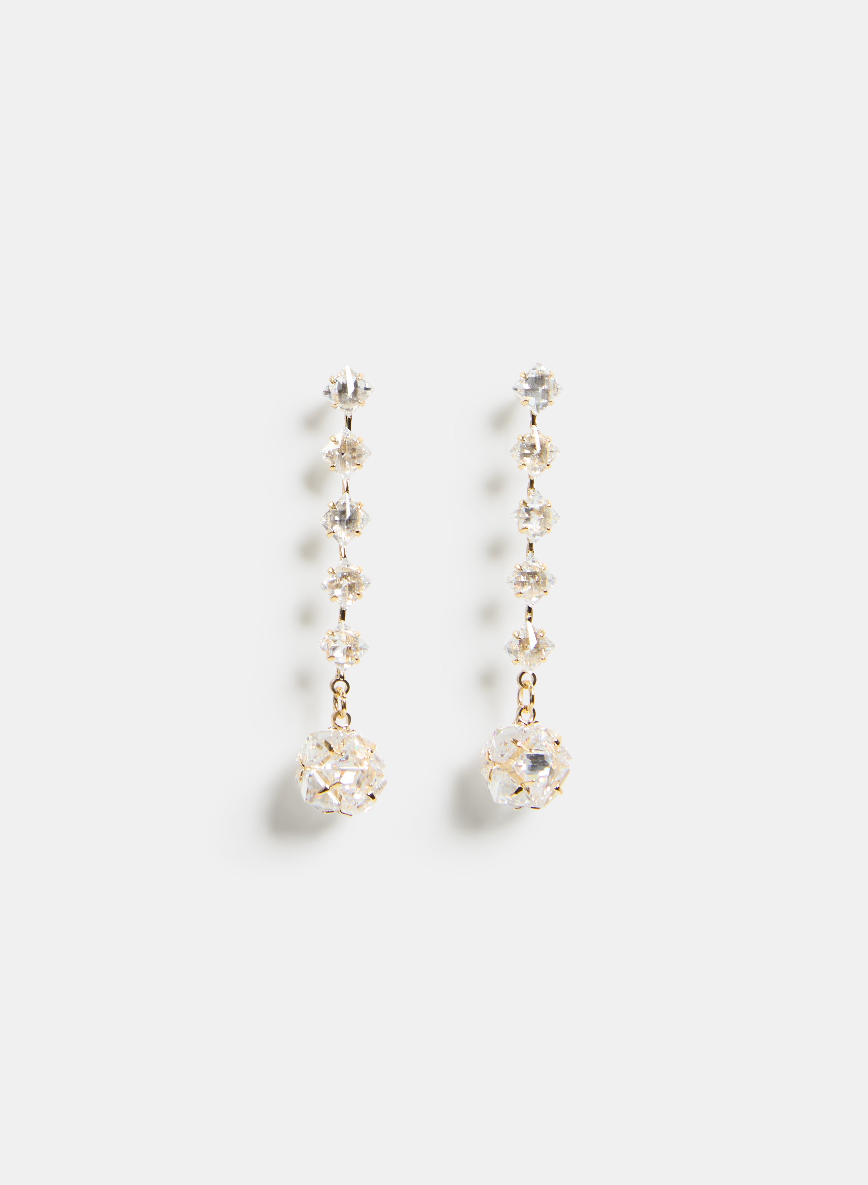Cubic Zirconia Crystal Ball Drop Earrings - Elegant Dangle Earrings for Women | Perfect for Parties, Weddings & Date Nights