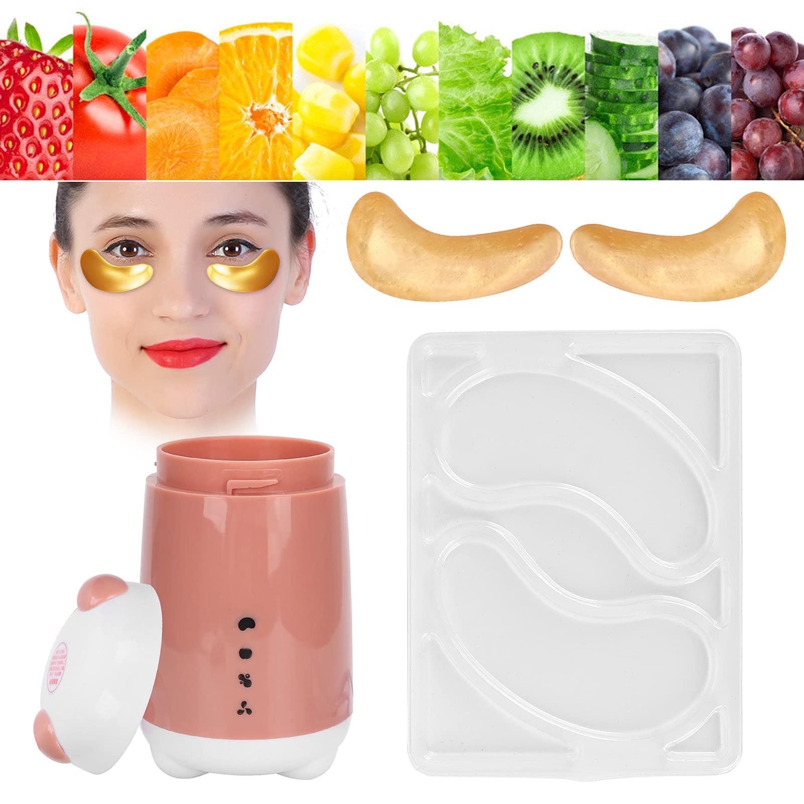 5Pcs Reusable Plastic Eye Mask Molds - DIY Face Mask Maker Kit for Homemade Skincare, Portable & Easy to Use - Perfect for Spa, Beauty Salon, and Home Facial Treatments