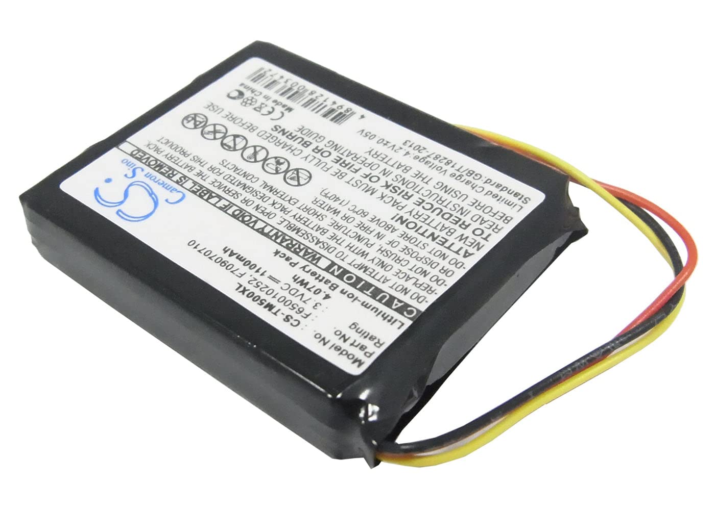 VINTRONS Replacement Battery F650010252 for TomTom One GPS - Long Lasting Power for Road Trips & Outdoor Navigation