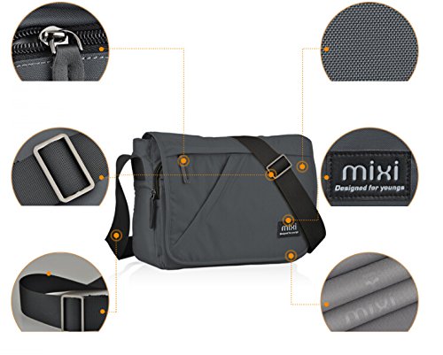 Men's Nylon Sports Shoulder Bag - Portable Travel Backpack for Men & Women - Lightweight Durable Barrel Bucket Handbag (Black) - Perfect for Gym, Hiking, Commuting & Daily Use