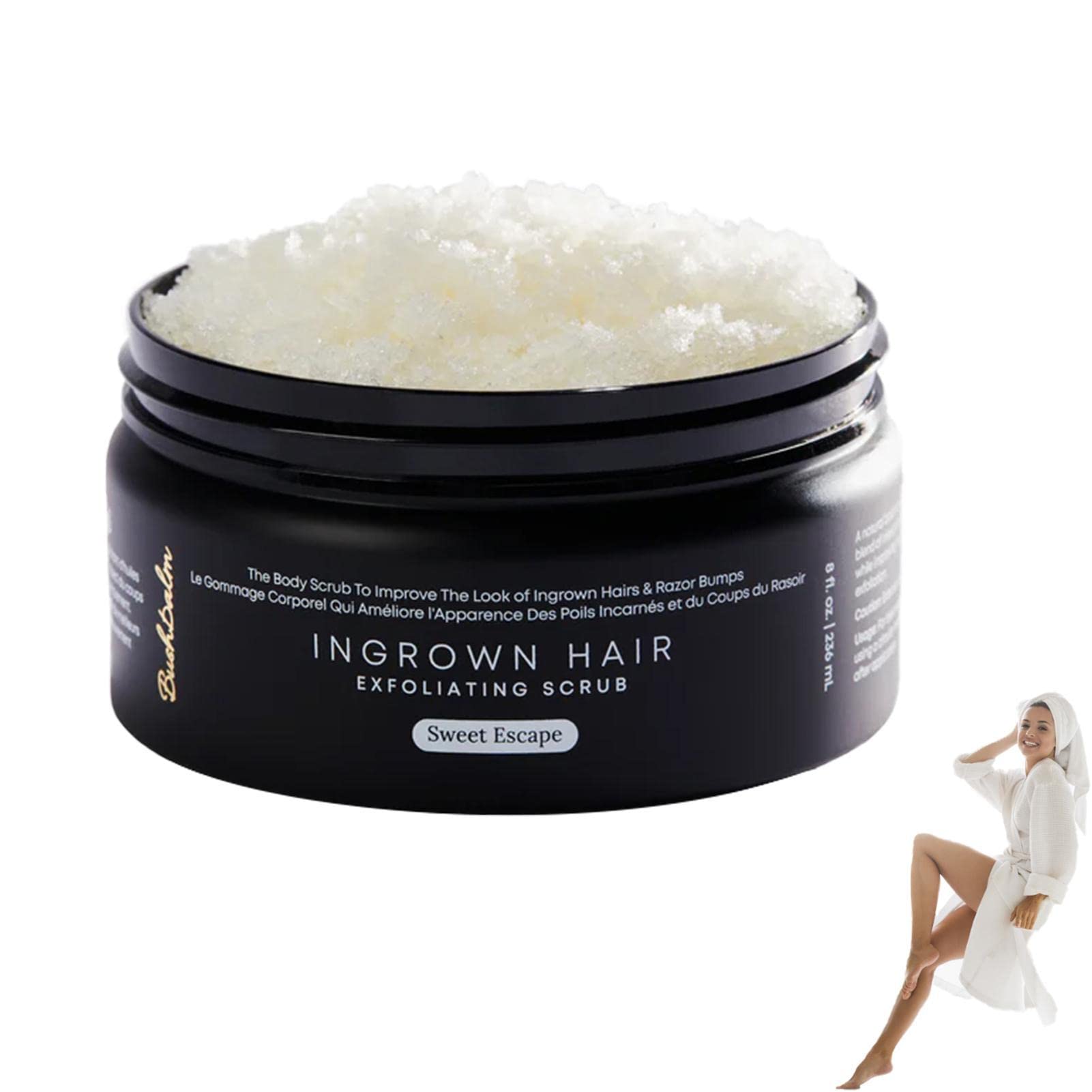 Exfoliating Hand & Body Scrub for Women - 100ml Moisturizing Scrub for Dry Skin, Face, Hands & Feet - Deep Cleansing for Toning Skin, Reducing Cellulite & Scar Treatment | Perfect for Spa Day, Self-Care Routine & At-Home Skincare